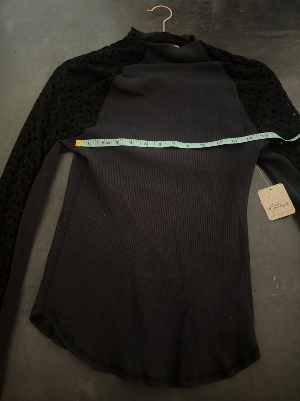 NWT Free People Clemente Mock Neck Top - Picture 5 of 5